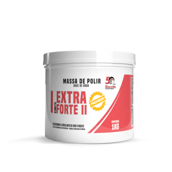 MASSA EXTRA FORTE II - NIVELADOR DE SUPERFÍCIE NA ETAPA DE CORTE E REFINO (1kg)