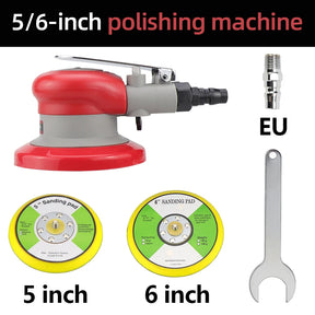 HIFESON 5/6 inch Pneumatic Sander Air Sander Sanding Machine Polisher Tool 125mm/150mm Air Power Sander