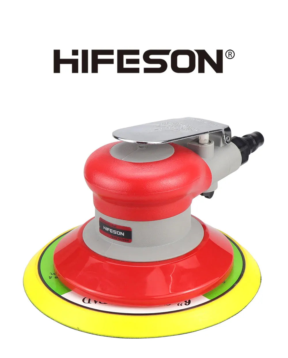 HIFESON 5/6 inch Pneumatic Sander Air Sander Sanding Machine Polisher Tool 125mm/150mm Air Power Sander