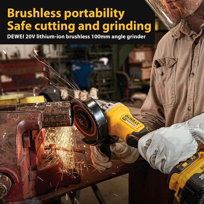 Dewalt DCG406 125MM 9000RPM Cordless Angle Grinder Brushless Cutting Machine Metal Polisher For Dewalt 20V Batteries